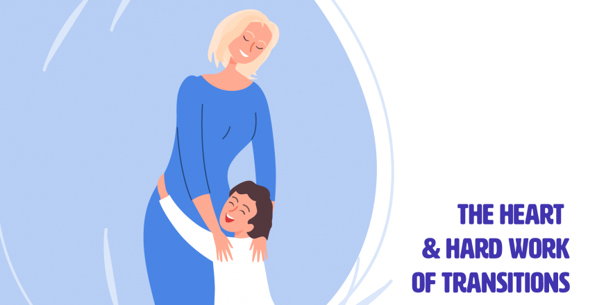 Social Emotional Learning Title Card of Barb Flis embracing a happy kid